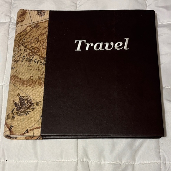 Brown and Tan Travel Map Photo Album - Picture 1 of 11